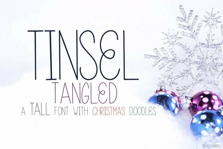 Tinsel Tangled Font Download
