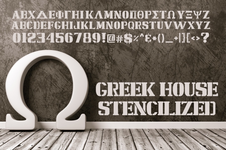 Stencilized Font Download