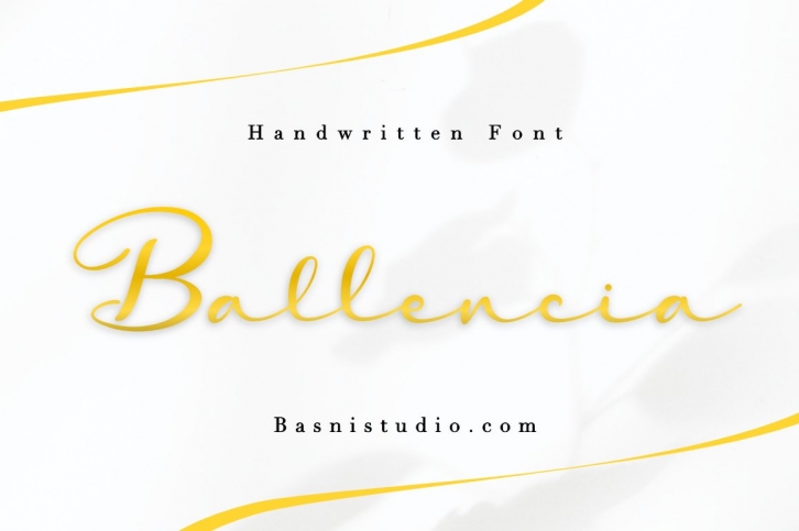 Ballencia a Handwritten Font Download