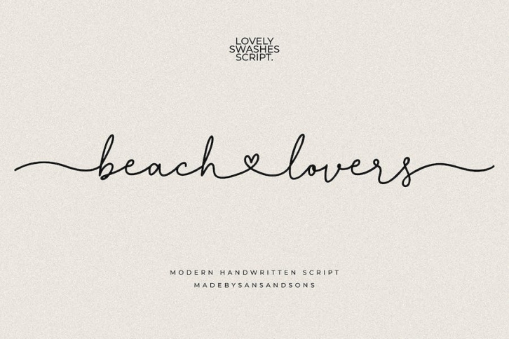 Beach Lovers Font Download
