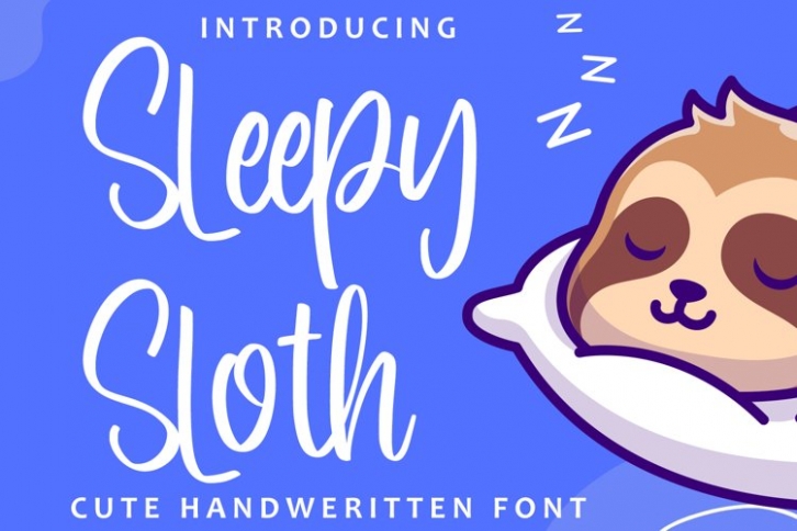 Sleept Sloth Font Download