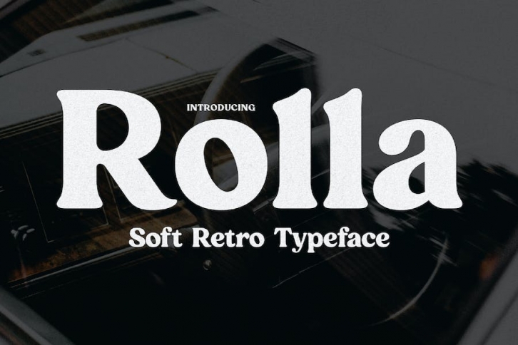Rolla - Soft Vintage Typeface Font Download