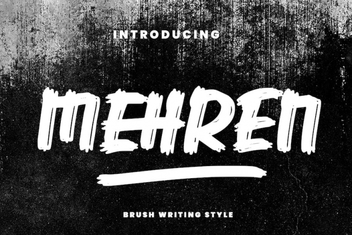 Mehren Brush Font Font Download