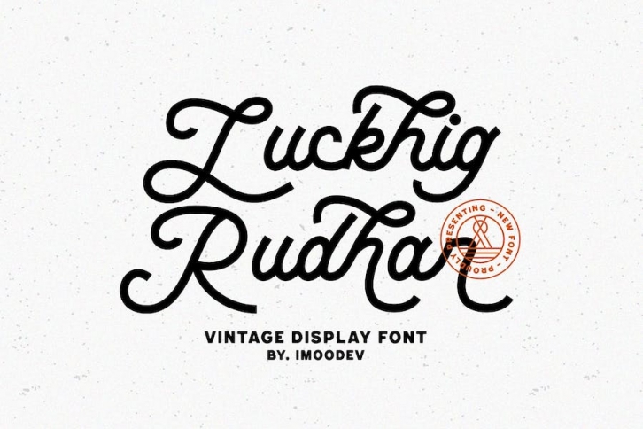 Luckhig Rudhar - Creative Cursive Fonts Font Download