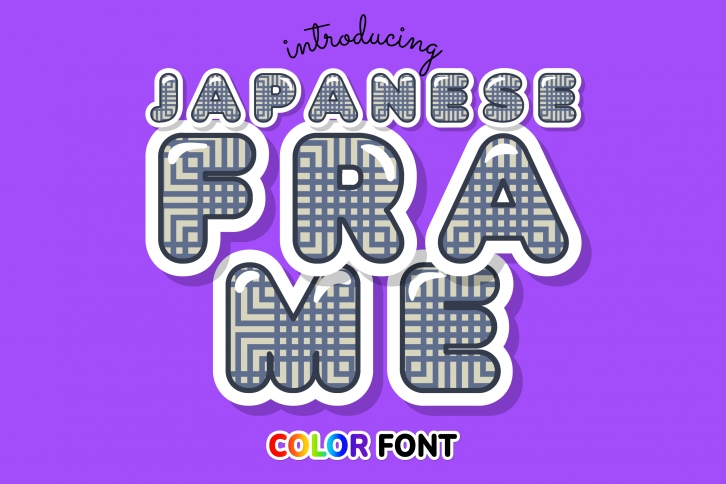 Japanese Frame Font Download