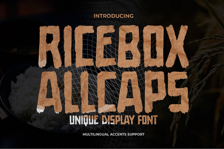 Ricebox Allcaps Font Download