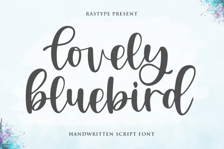 Lovely Bluebird Font Download