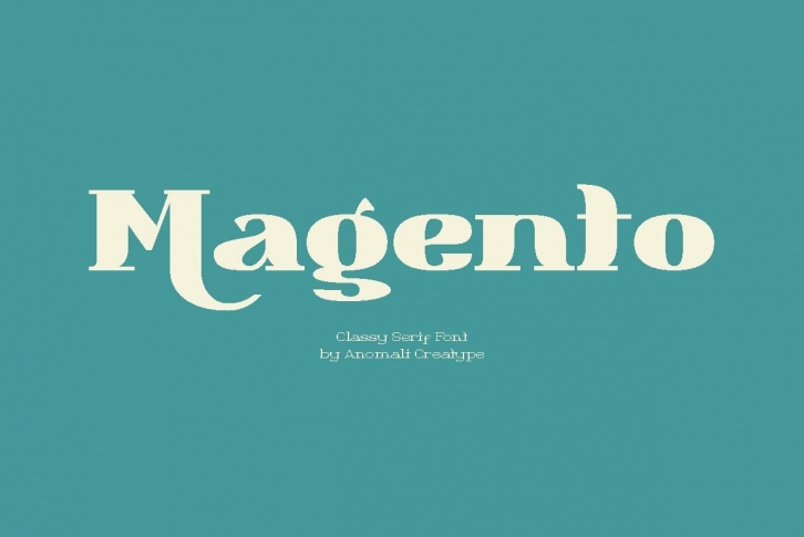 Magento Retro Display Serif Font Download