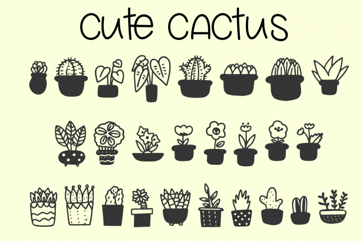 Cute Cactus Font Download