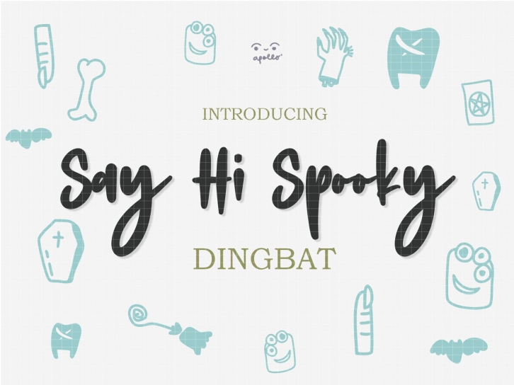 Say Hi Spooky Font Download