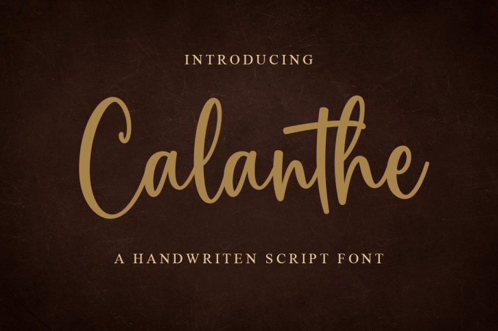 Calanthe Font Download