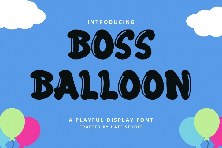 Boss Balloon Font Download