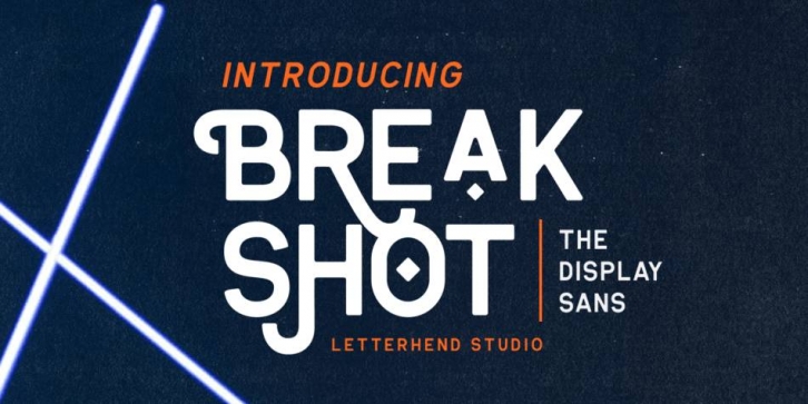 Break Shot Font Download