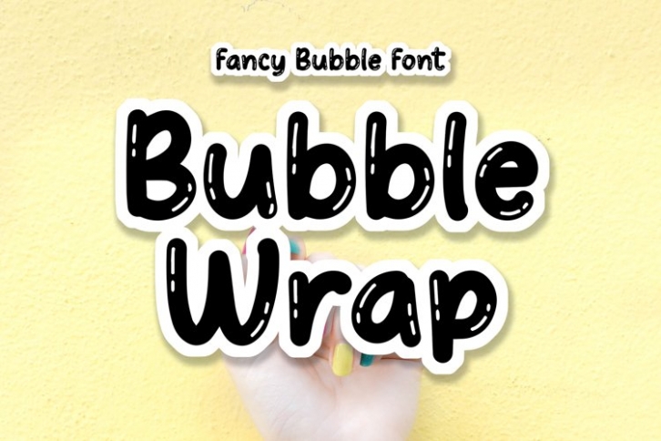Bubble Wrap Font Download