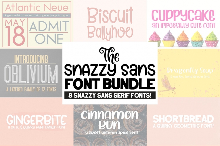 The Snazzy Sans Bundle Font Download