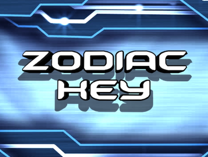 Zodiac Key Font Download
