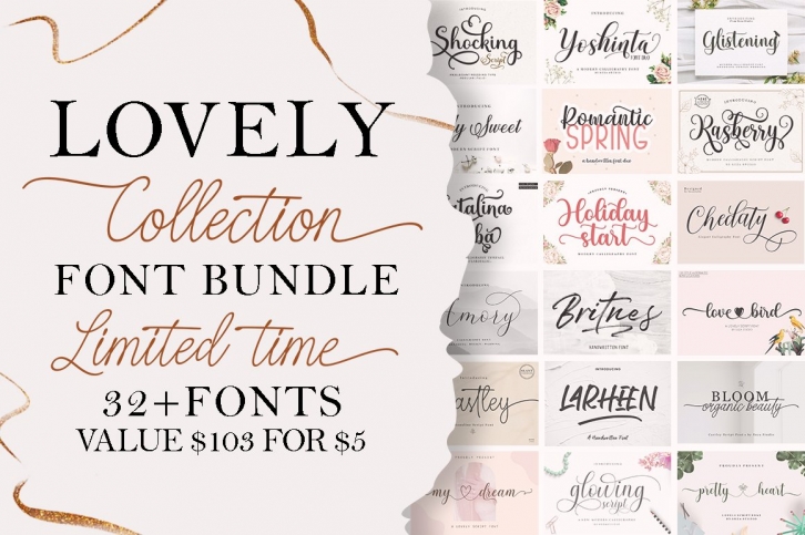 Lovely Collection Bundle Font Download