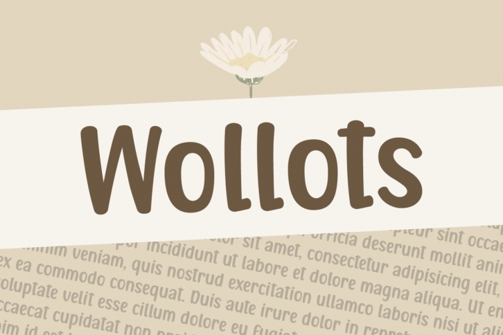 Wollots Font Download