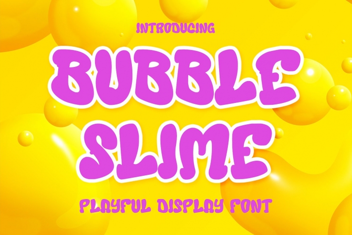 Bubble Slime Font Download