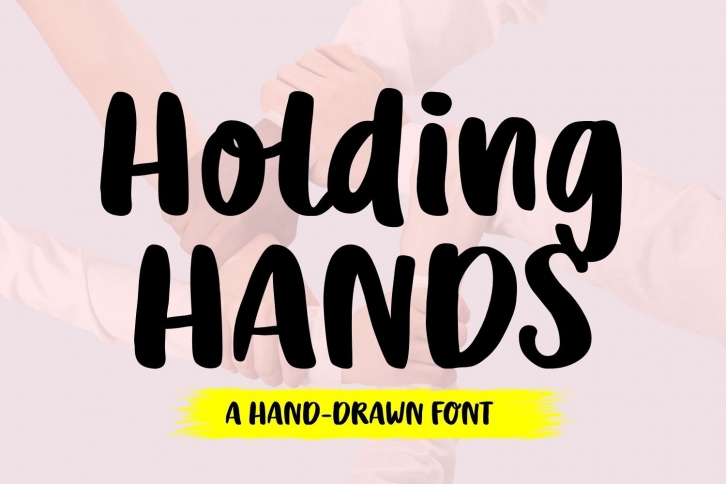Holding Hands Font Download