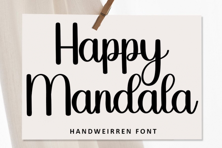 Happy Mandala Font Download