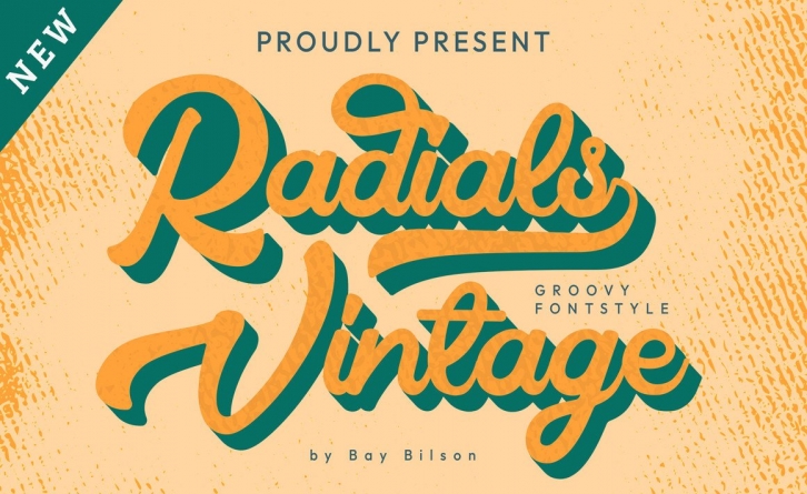 Radial Vintage Font Download