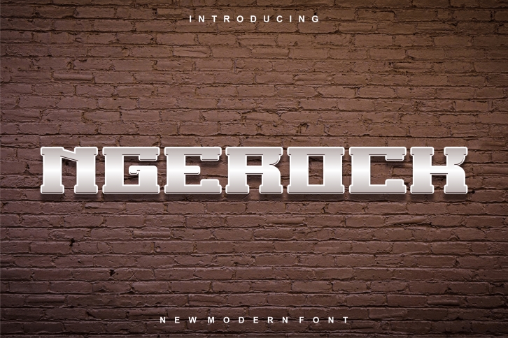 Ngerock Font Download