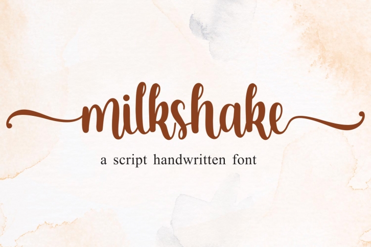 Milkshake Font Download