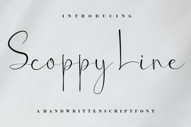 Scoppy Line Font Download