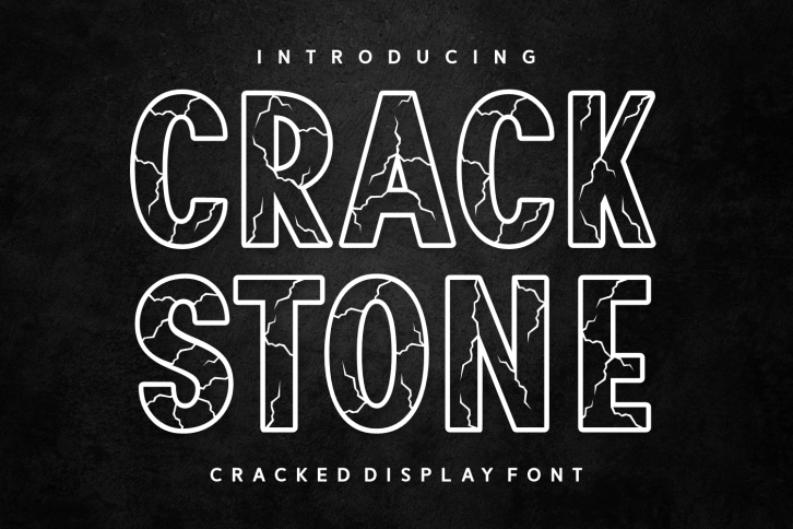 Crack Stone Font Download
