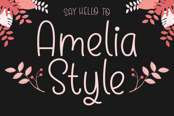 Amelia Style Font Download