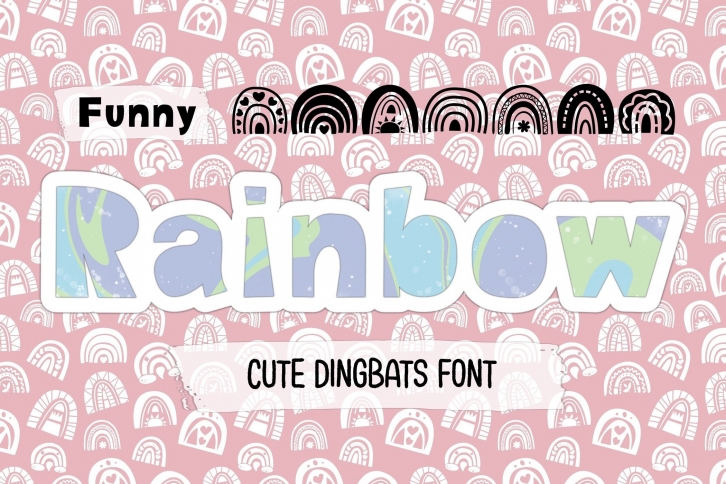 Funny Rainbow Font Download