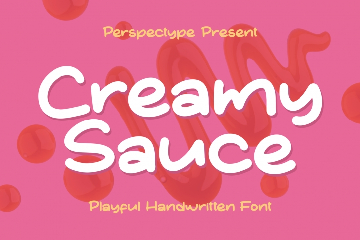 Creamy Sauce Font Download