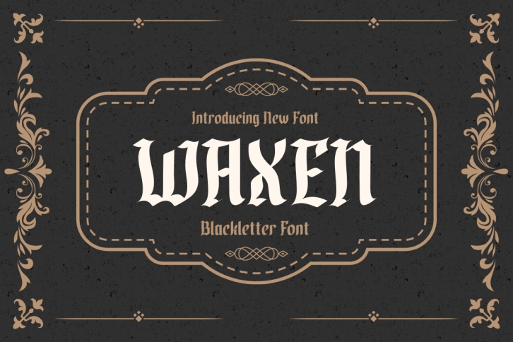 Waxen Font Download