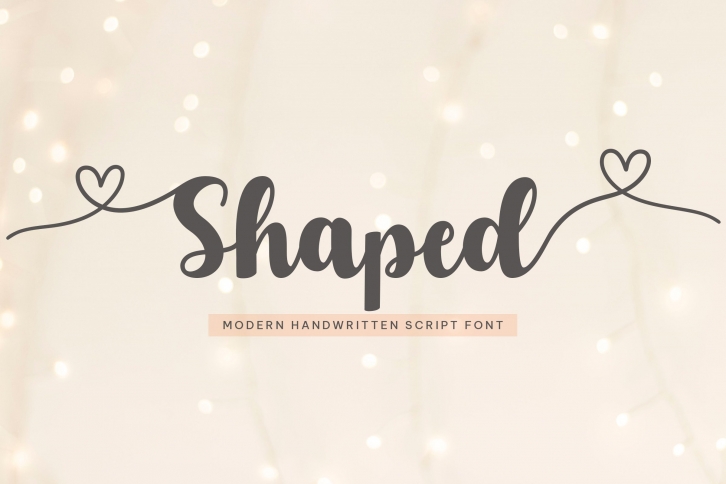 Shaped Font Download