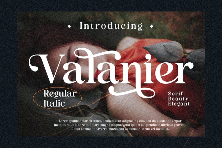 Valaneir - Elegant Serif Font Font Download