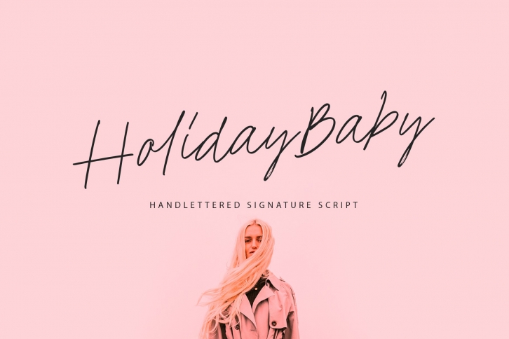 Holiday Baby Signature Font Download