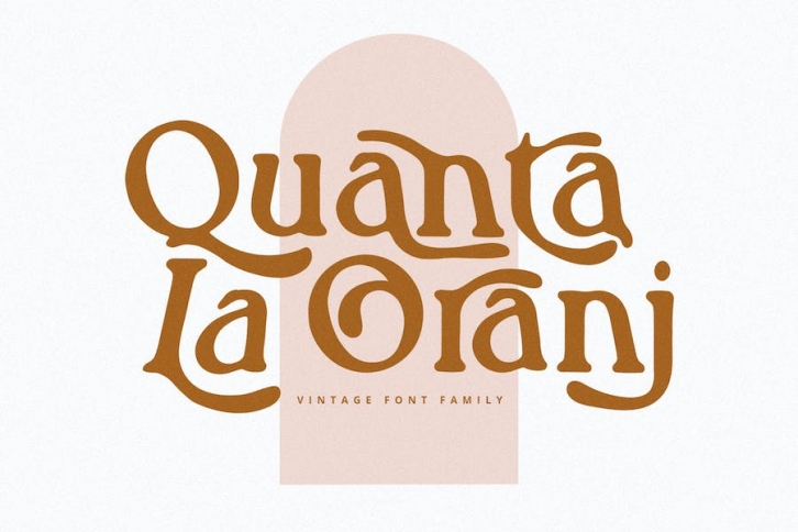 Quanta La Oranj Vintage Serif Font Font Download