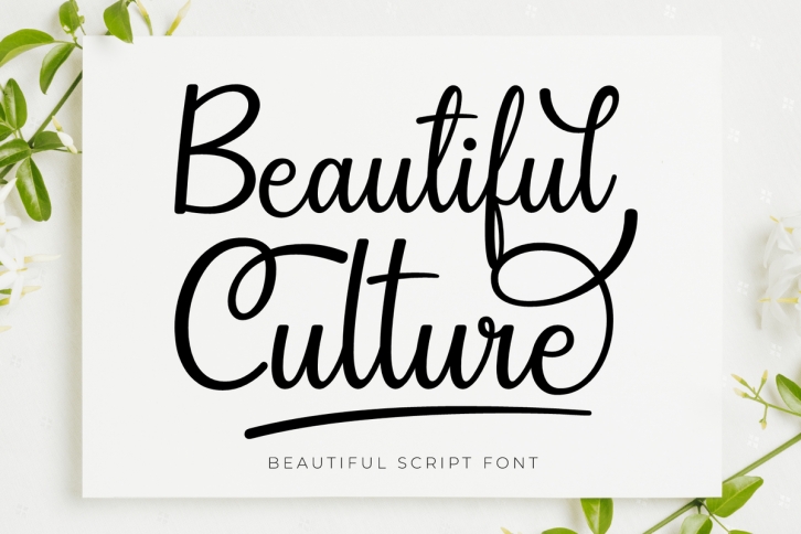 Beautiful Culture Font Download