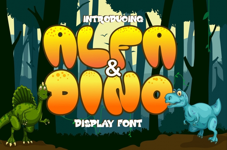 Alfa and Dino Font Download