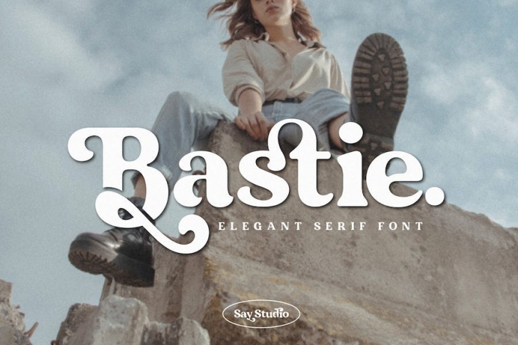 Bastie - Elegant Serif Font Font Download