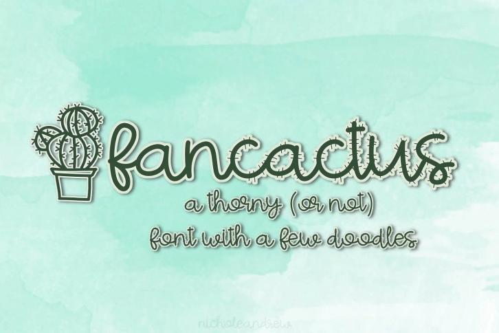 Fancactus Font Download