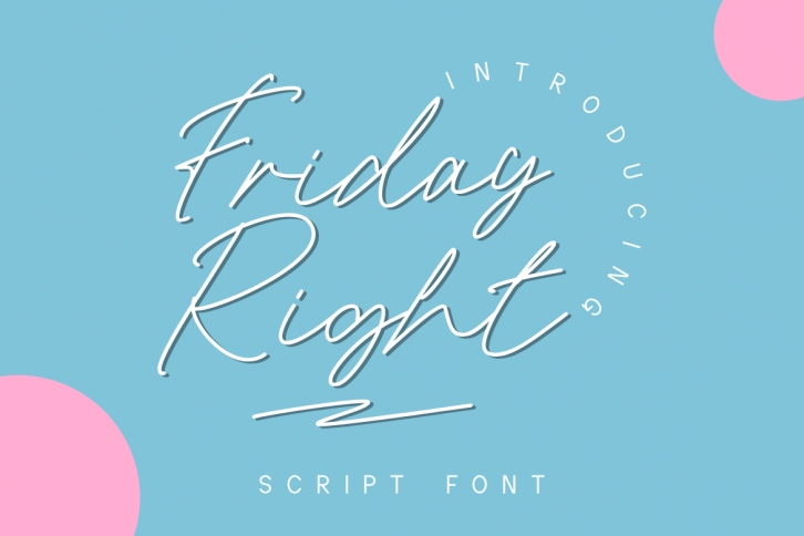 Friday Right Font Download