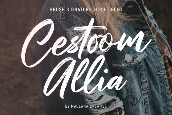 Cestoom Allia Brush Script Font Download