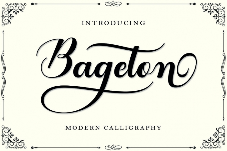 Bageton Font Download