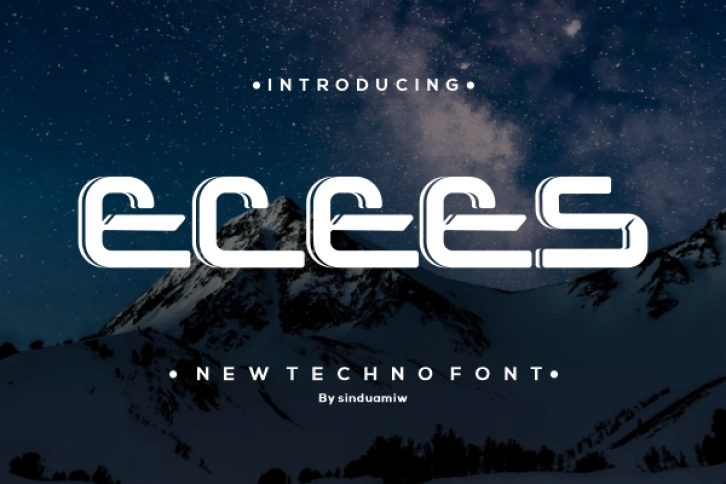 Ecees Font Download