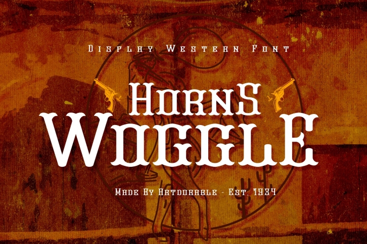 Horns Woggle Font Download