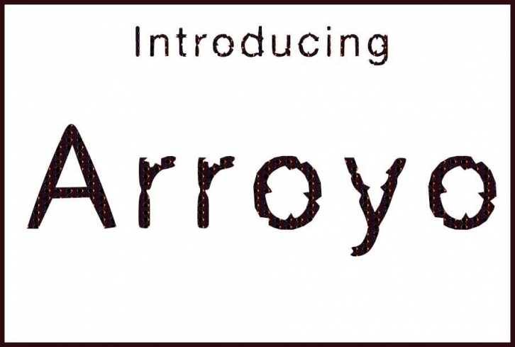 Arroyo Font Download