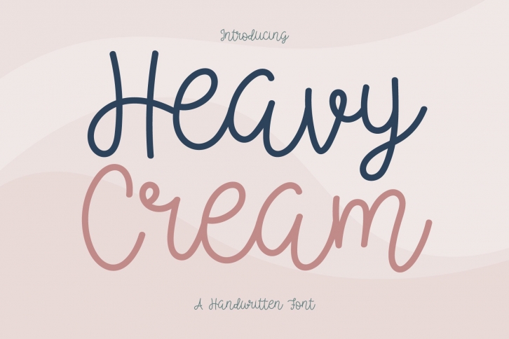 Heavy Cream Font Download
