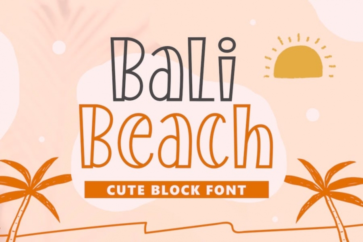 Bali Beach Bold Display Kids Font Font Download